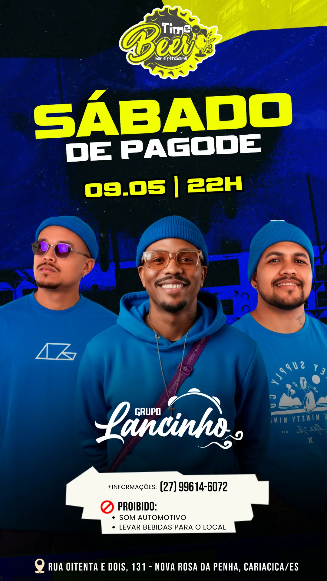 Flyer de evento — Festas